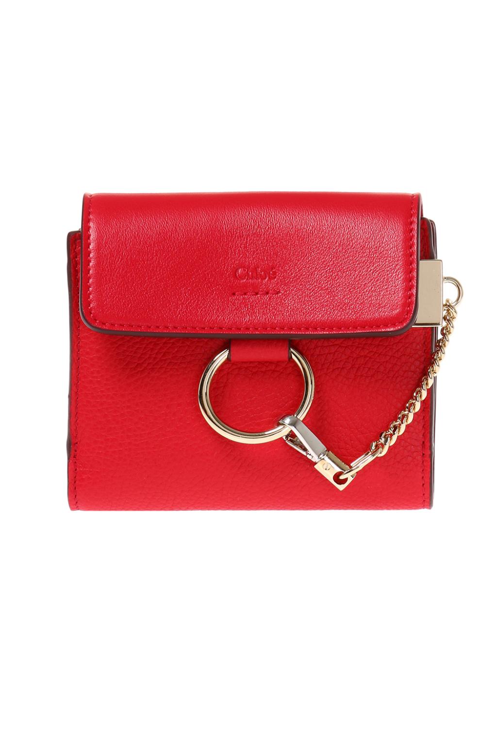 Red Faye wallet Chlo Vitkac France